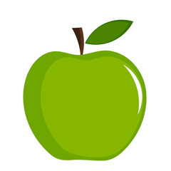 Green apple vector