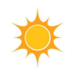 Fflat sun icon