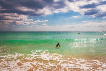 Fototapeta na wymiar surfen Miami Beach, Florida