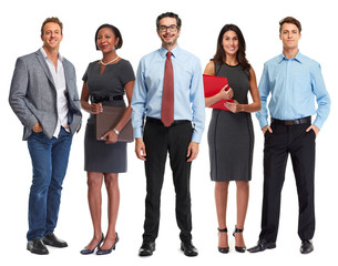 Obraz premium Business people group.