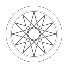 sacred geometry symbol illustration