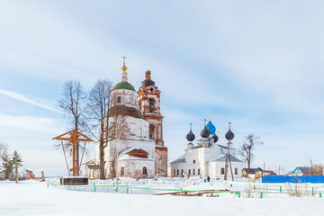 Храмовый комплекс в селе Николо-Погост Нижегородской области © Тищенко Дмитрий