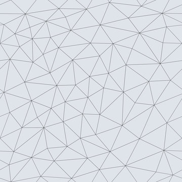 Abstract triangular mesh. Seamless vector background.