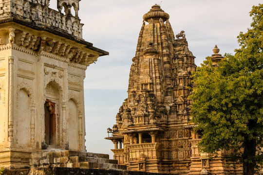 Famous ancient temples, Khajuraho Group of Monuments, India