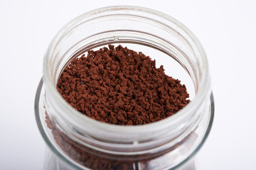 black instant coffee