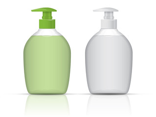 jar with liquid soap for your logo and design