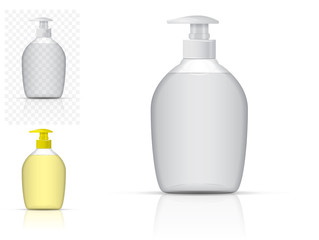 jar with liquid soap for your logo and design