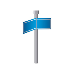 rectangle shape with metal pointer direction in angle vector illustration