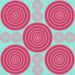 Seamless texture circles background.