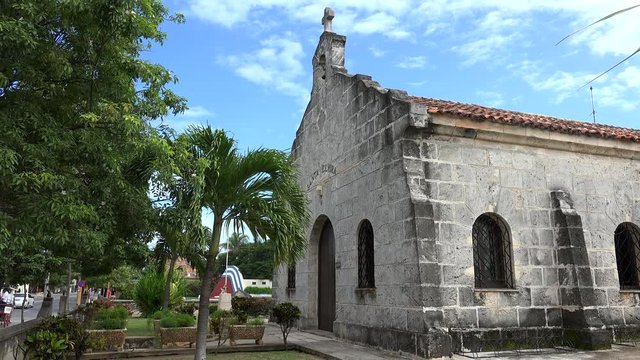 Santa Elvira church in the Varadero downtown. Matanzas, Cuba