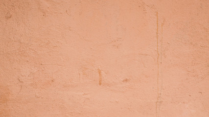 plaster on the wall of a building