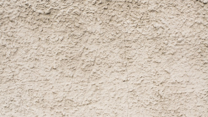 plaster on the wall of a building