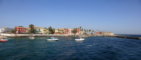 Obraz premium Ile de Gorée au Sénégal, symbole de l'esclavage
