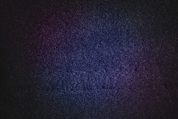 Colorful  blue magenta abstract texture with black tone glitter background