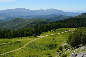Fototapeta na wymiar Urkiola landscape, Basque Country
