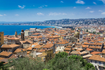 Fototapeta na wymiar Beautiful Cote d'Azu in Nice