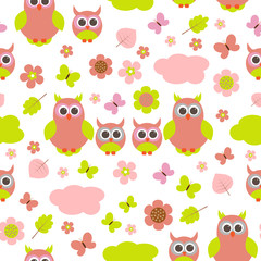 Naklejka premium Vector texture into the theme of family and nature.