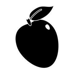 apple ripe fruit icon pictogram vector illustration eps 10