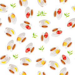 illustration of tea cup