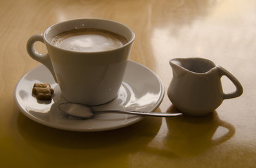 Morning coffee.