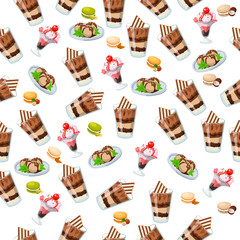 ice cream in a glass