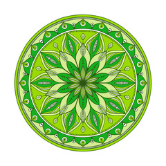 Mandala. Ethnic round ornament. Vector art