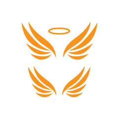 Sketch of two big wing. Sketch vector