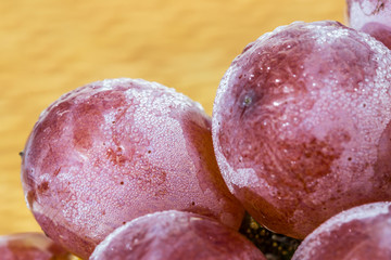 Uvas no cacho.