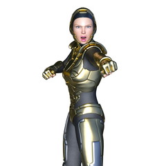 Fototapeta premium スーパーウーマン