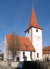 Fototapeta premium Pfarrkirche Sankt Thomas in Hersbruck