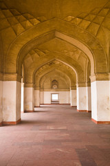 Fototapeta na wymiar Corridor, Akbar Tomb