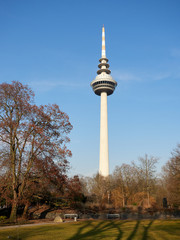 Fototapeta premium Fernmeldeturm in Mannheim