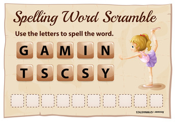 Spelling worksheet