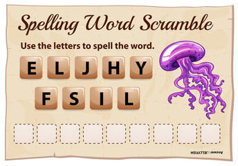 Spelling Template © GraphicsRF