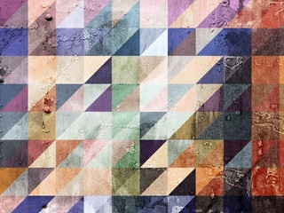 Colorful geometric abstract background illustration