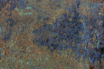 Green Patina metal texture background