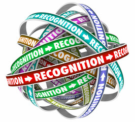Recognition Appreciation Cycle Flow Rewards Word 3d Illustration
