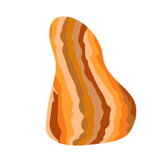 Semi precious gemstone jewel natural precious vector stone and mineral colorful shiny jewelry material agate geology crystal isolated on white background.