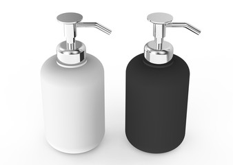Blank dispenser pump bottles