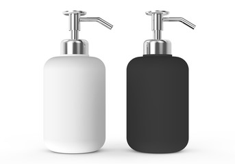 Blank dispenser pump bottles