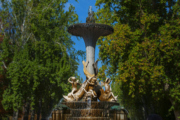 Fuente de los Galápagos del Parque del Retiro