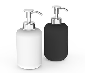 Blank dispenser pump bottles