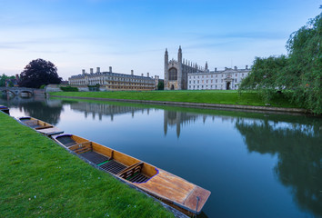 King chapel near river Cam in Cambridge. England