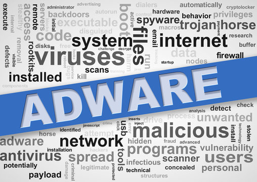 Wordcloud wordcloud tags of malware adware