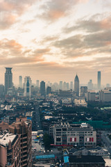 Fototapeta premium urban skyline and modern buildings,cityscape of China.