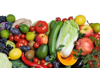 Mix of fresh vegetables.Concept of healthy eating.