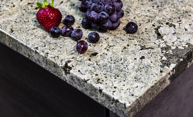 Granite kitchen worktop