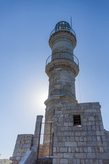 Fototapeta premium Chania Lighthouse close up