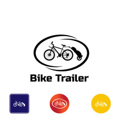 Obraz premium logo bike trailer