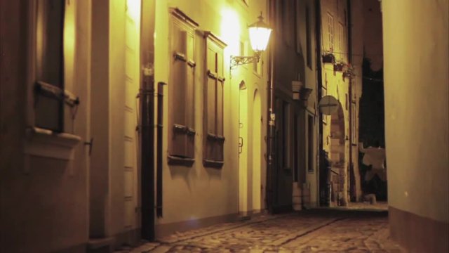 Flying man. A man in a hurry on a date. Man with flowers, speaking on phone fly. Man in love. Night city